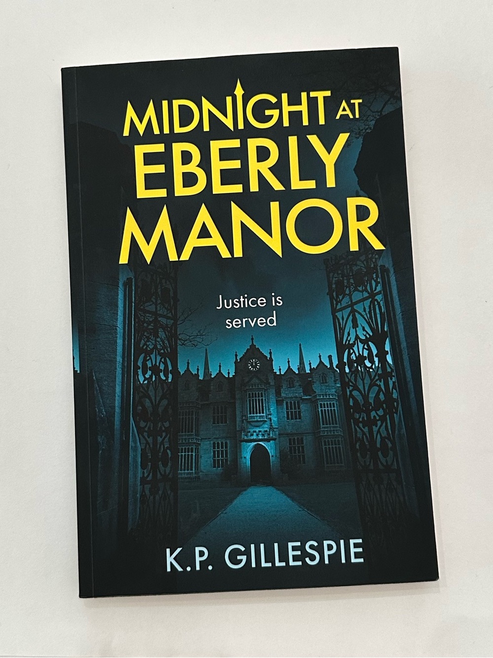 Midnight at Eberly Manor by K. P. Gillespie Paperback Book Mystery Thriller